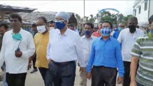 Business Prime News-Biplab mitra visiting Kishan mandi