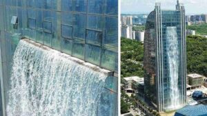 Business Prime New-China_Artificial Waterfall